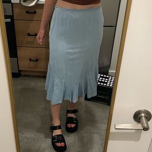 Vintage denim Blue Women's Skirt